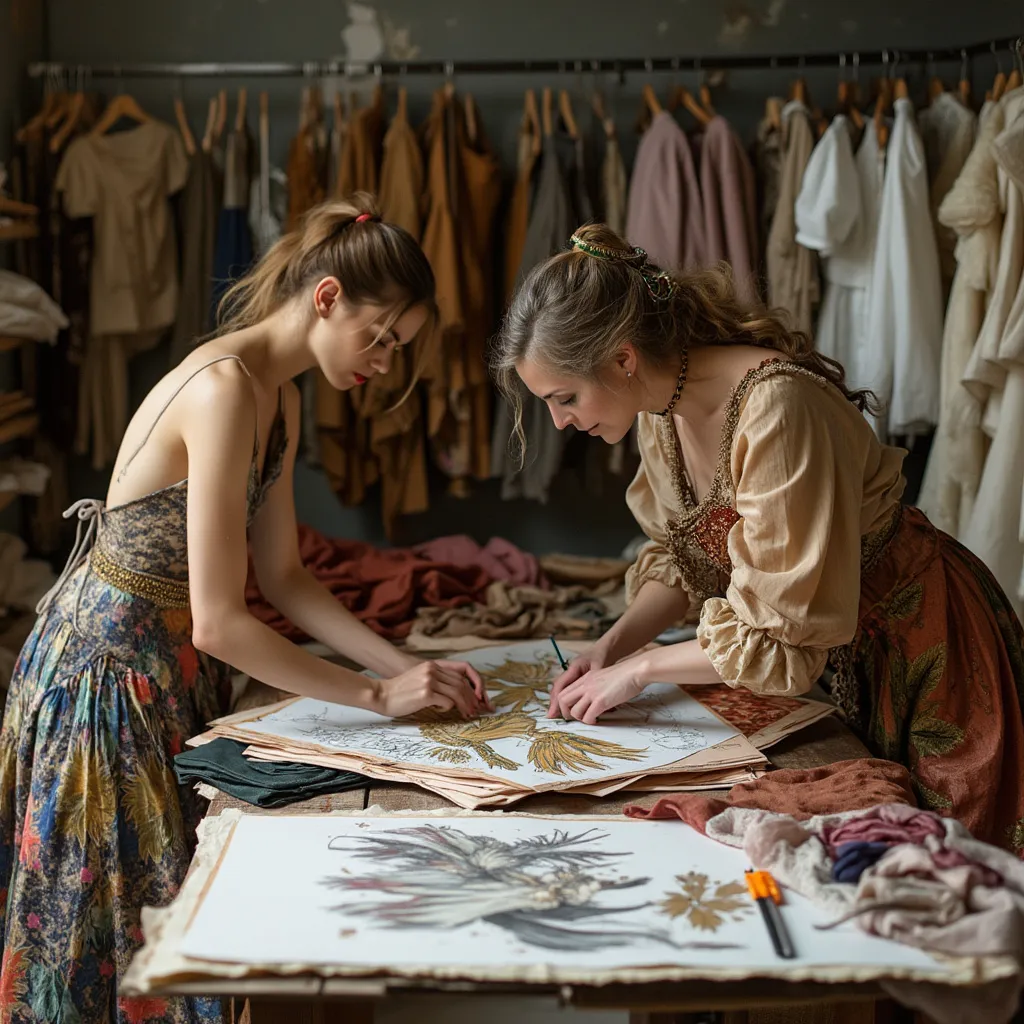 Fantasy role-play event with elaborate costumes and set designs